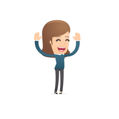 Girl manager, suitable for use in dialogues with other