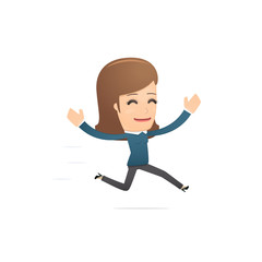 Girl manager, suitable for use in dialogues with other