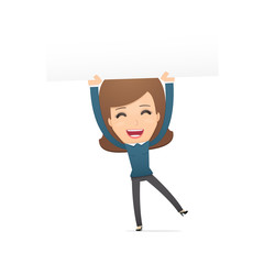 Girl manager, suitable for use in dialogues with other