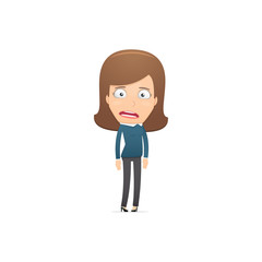 Girl manager, suitable for use in dialogues with other