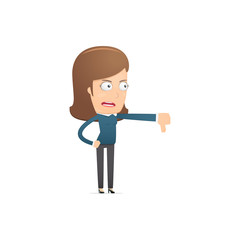 Girl manager, suitable for use in dialogues with other