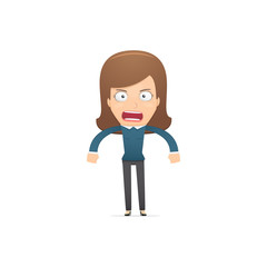 Girl manager, suitable for use in dialogues with other