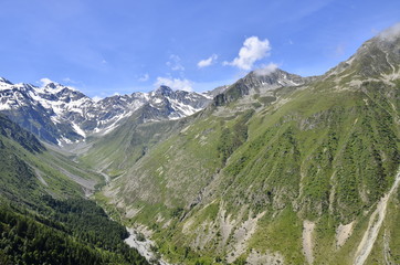 Fototapeta na wymiar Alpen Frankreich Wandern