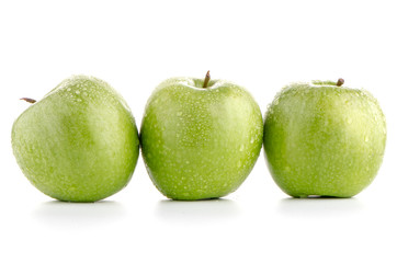 Green apple fruits