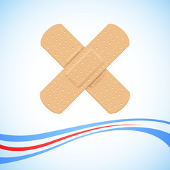Medical Bandage Cross