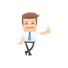 manager, suitable for use in dialogs with other characters.