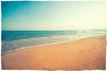 Vintage beach background