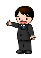 ビジネスマン　手