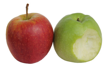 Red apple and Green apple