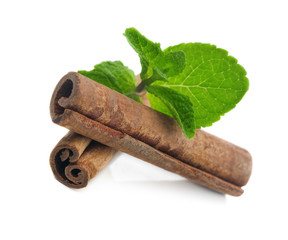 mint with cinnamon