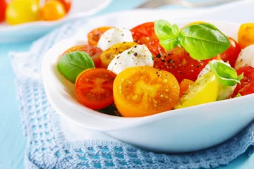 Deurstickers Bowl of a fresh and healthy Mediterranean salad © exclusive-design