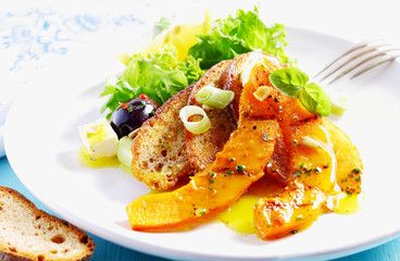 Delicious and fresh Mediterranean salad