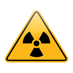 vector danger radiation sign