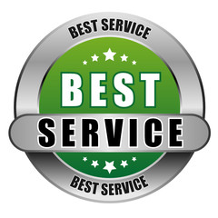 5 Star Button gruen BEST SERVICE DTO DTO