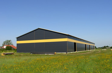 steel warehouse 	depot beams - 53824308