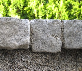 Pflasterung eines Weges