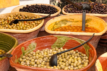 Assortment of olives