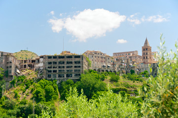 Fototapeta na wymiar Tivoli miasta i papiernia Amick view, Rzym, Lacjum, Włochy