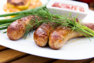 meat sausages