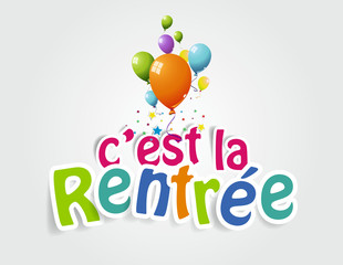 c'est la rentr&eacute;e
