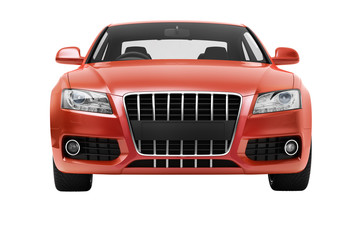 Luxury car in the studio