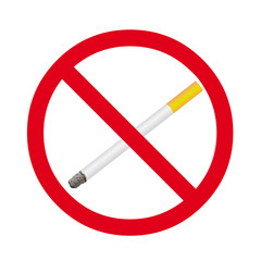 Cigarette stop sign