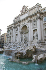 The Famous Trevi Fountain, Rome, Italy.