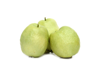 Guava fruit isolated on white background