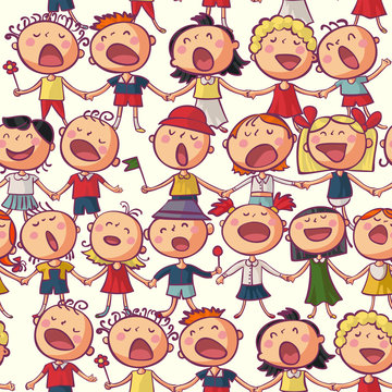 Kids singing