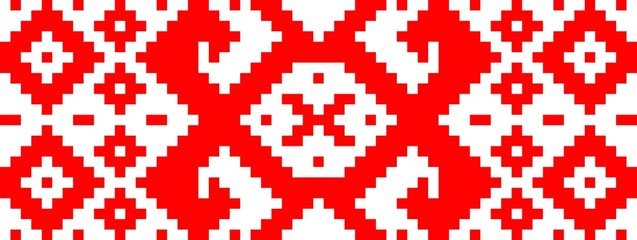 Belarusian flag pattern;