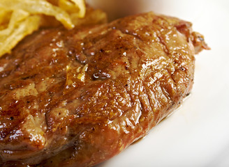 grilled t-bone steak