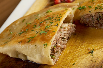Qutab- baked Chebureki