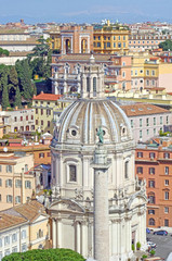 Fototapeta na wymiar Up view of Rome