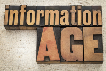 information age in wood type