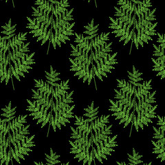 Seamless foliage pattern