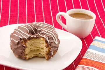 Cronut and coffee