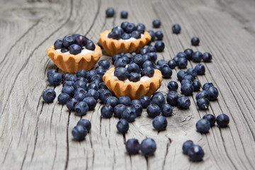 Blueberry mini tarts
