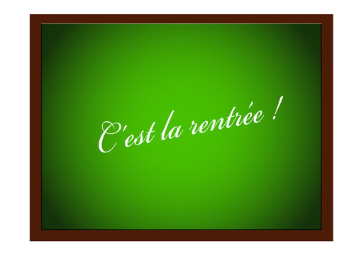 Rentr&eacute;e des classes
