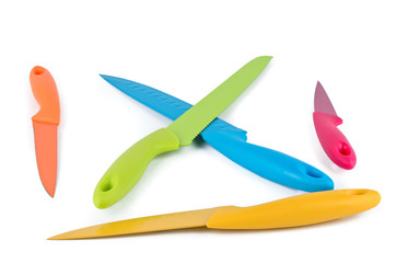 Set of colored knife