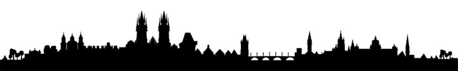 Obraz premium Panoramę Pragi