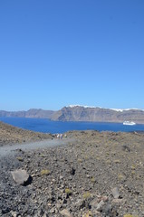 Néa Kameni, île volcanique, Grèce