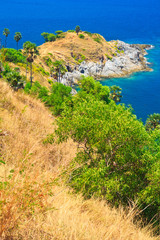 View point at Promthep cape in Phuket island of Thailand