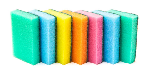 Cleaning sponge isolated