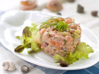 Salmon tartare