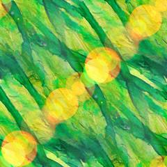 bokeh abstract green watercolor art seamless texture hand painte