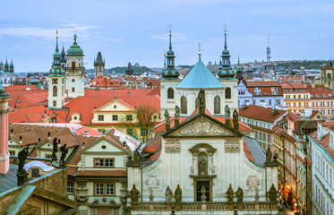 Spires and Rooftops, Old Town, Prague