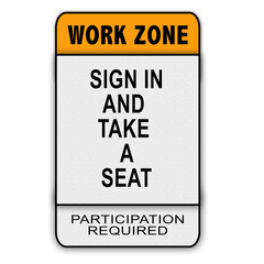 Work Zone Message - Sign In