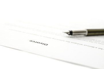 Papers of divorce