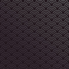 Seamless Oriental wave pattern