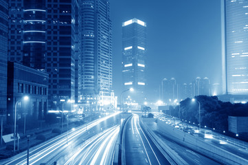 Naklejka premium the night view